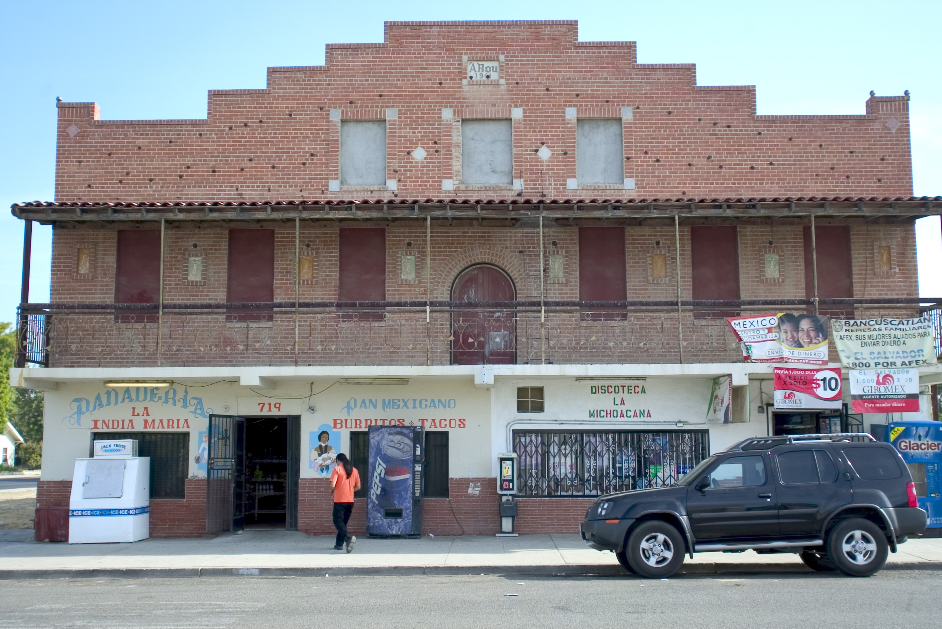 A building in Firebaugh, California. 2007